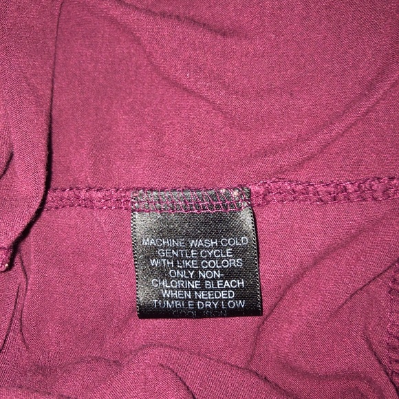 Burgundy/Wine INC Turtleneck, Size XL - Picture 4 of 10